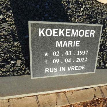 KOEKEMOER Marie 1937-2022
