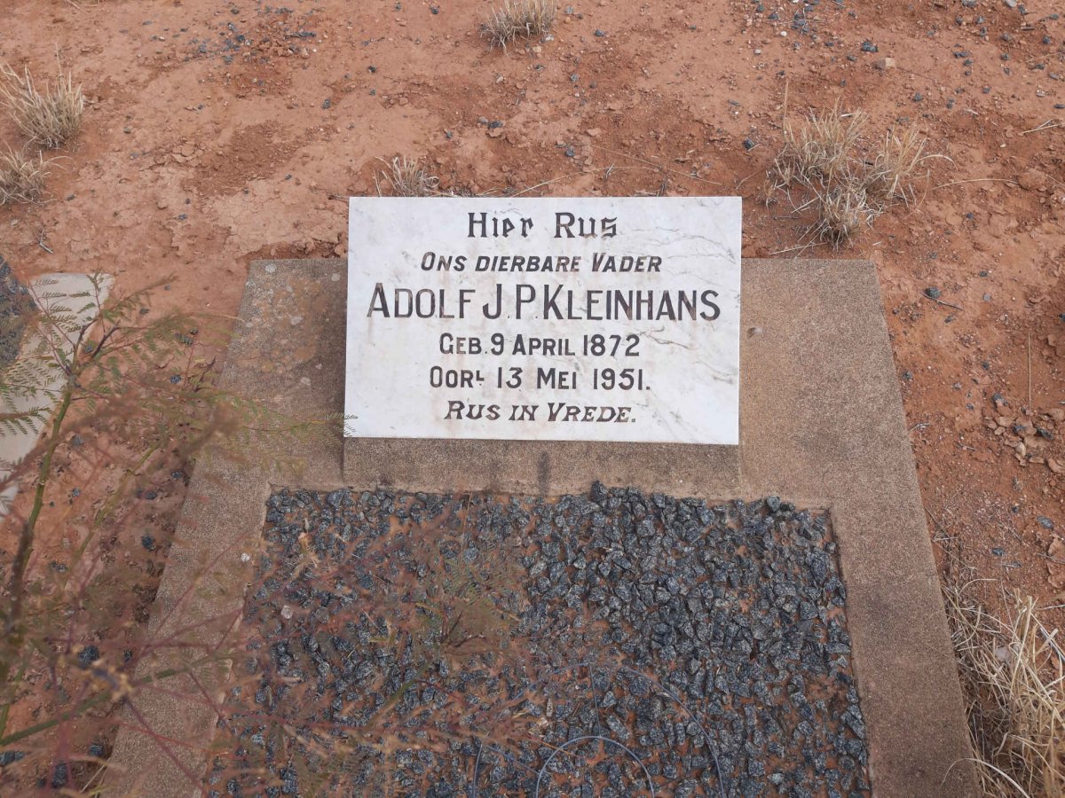 KLEINHANS Adolf J.P. 1872-1951