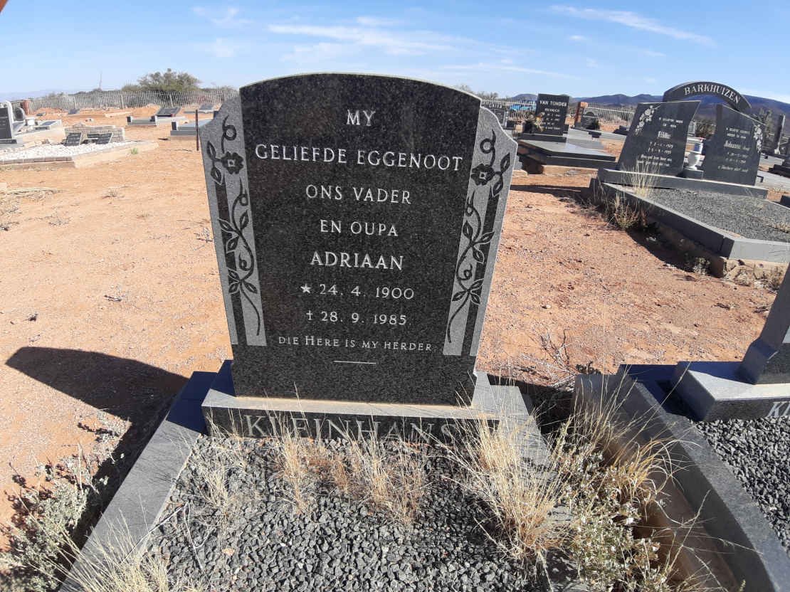 KLEINHANS Adriaan 1900-1985