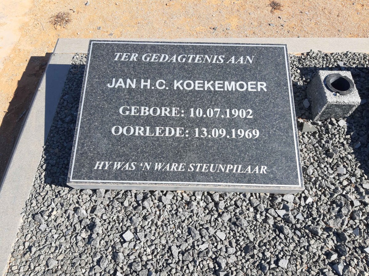 KOEKEMOER Jan H.C. 1902-1969