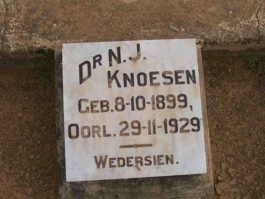KNOESEN N.J. 1899-1929