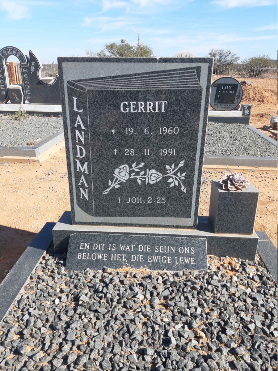 LANDMAN Gerrit 1960-1991