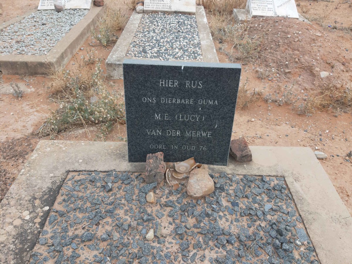 MERWE M.E., van der