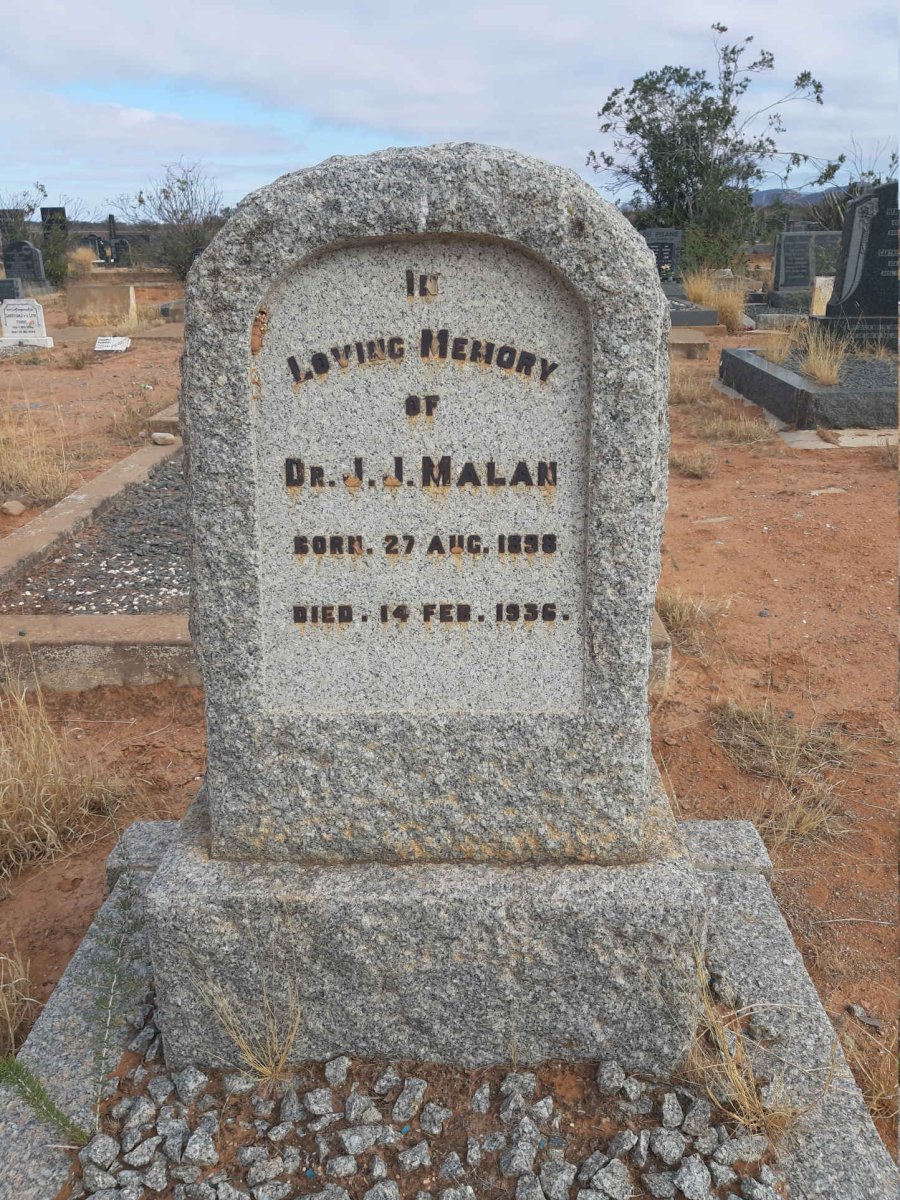 MALAN J.J. 1898-1936