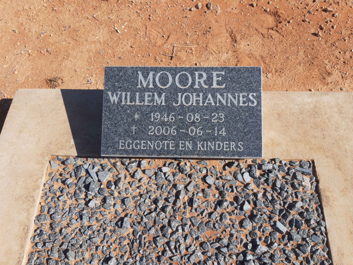 MOORE Willem Johannes 1946-2006