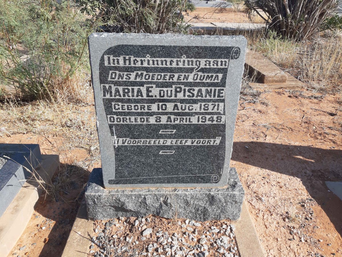 PISANIE Maria E., du 1871-1948