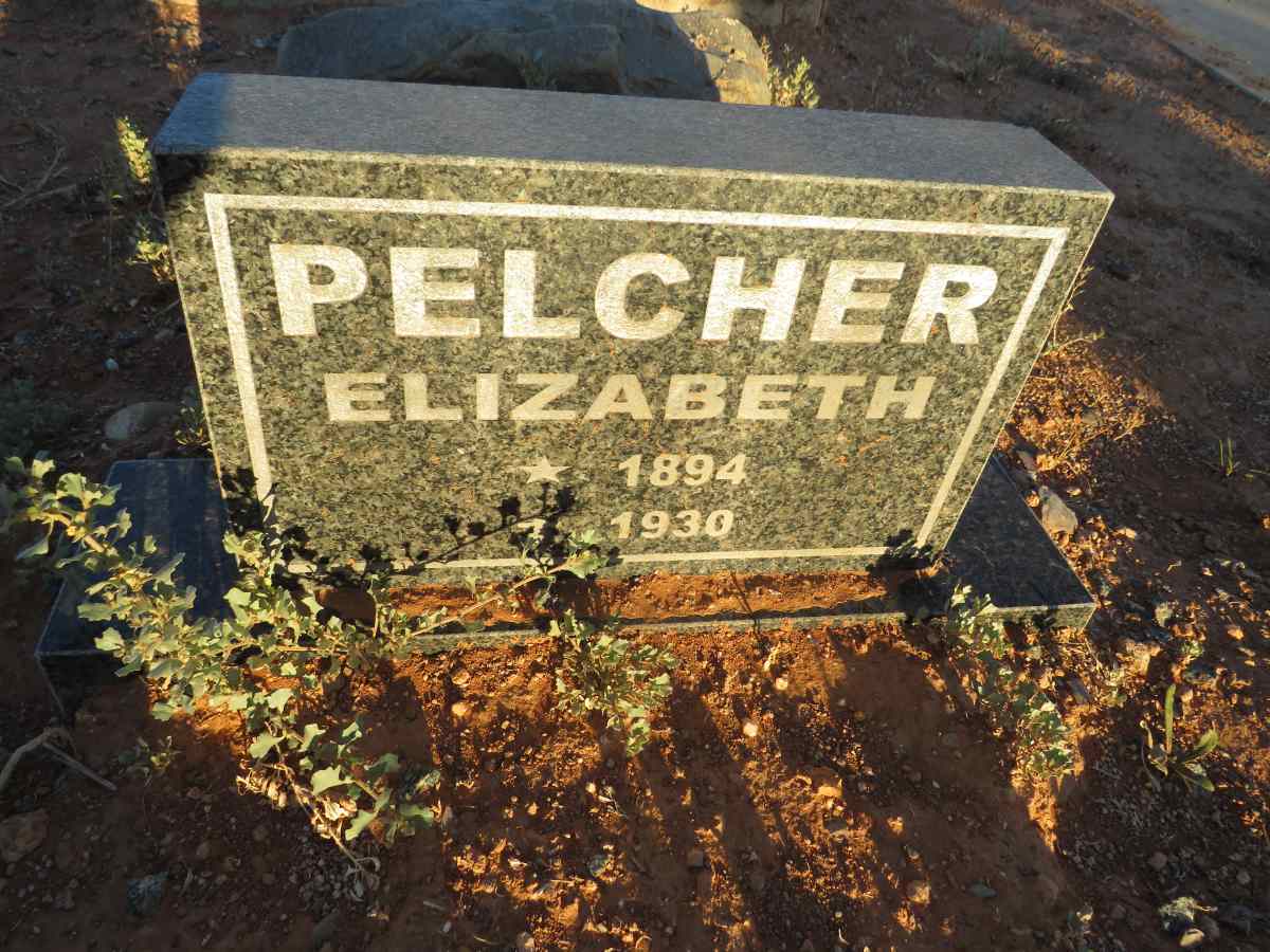 PELCHER Elizabeth 1894-1930