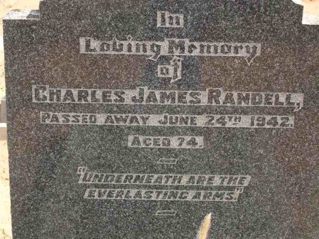 RANDELL Charles James -1942