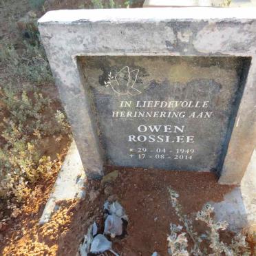 ROSSLEE Owen 1949-2014