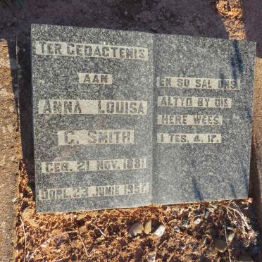 SMITH Anna Louisa G. 1881-1957