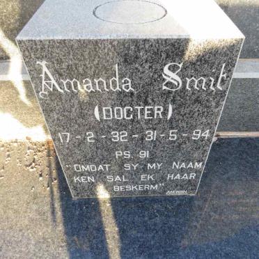 SMIT Amanda 1932-1994