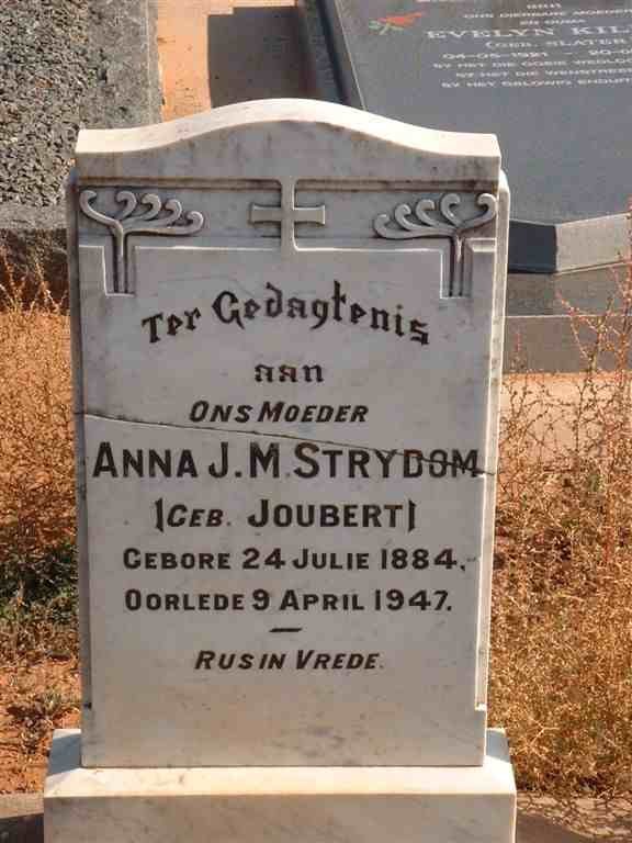 STRYDOM Anna J.M. née JOUBERT 1884-1947