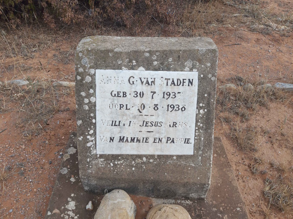 STADEN Anna G., van 1937-1938