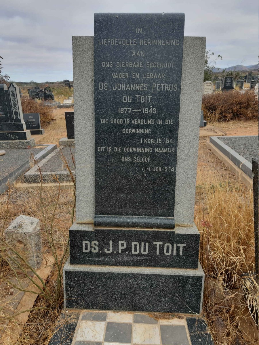 TOIT Johannes Petrus, du 1877-1943