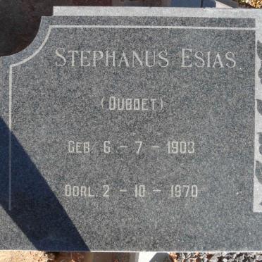 TERBLANCHE Stephanus Esias 1903-1970