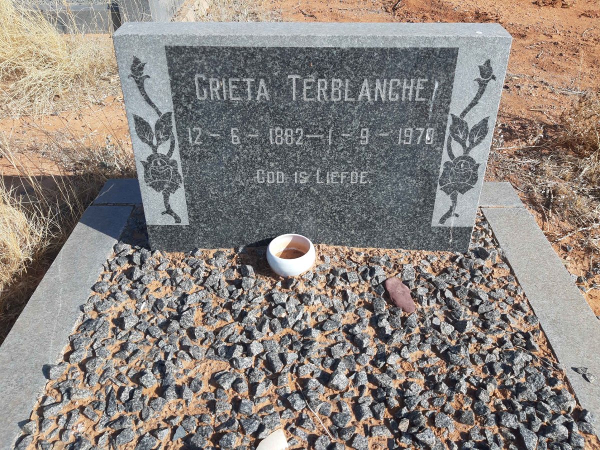 TERBLANCHE Grieta 1882-1970