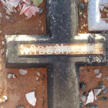 WITBOOI Maraai 1953-201?