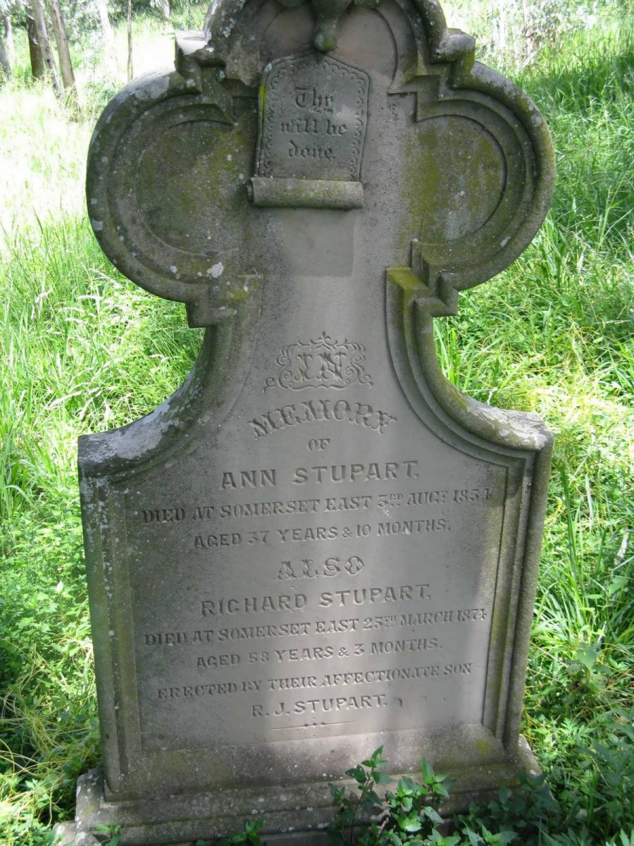 STUPART Richard -1874 &amp; Ann -1854