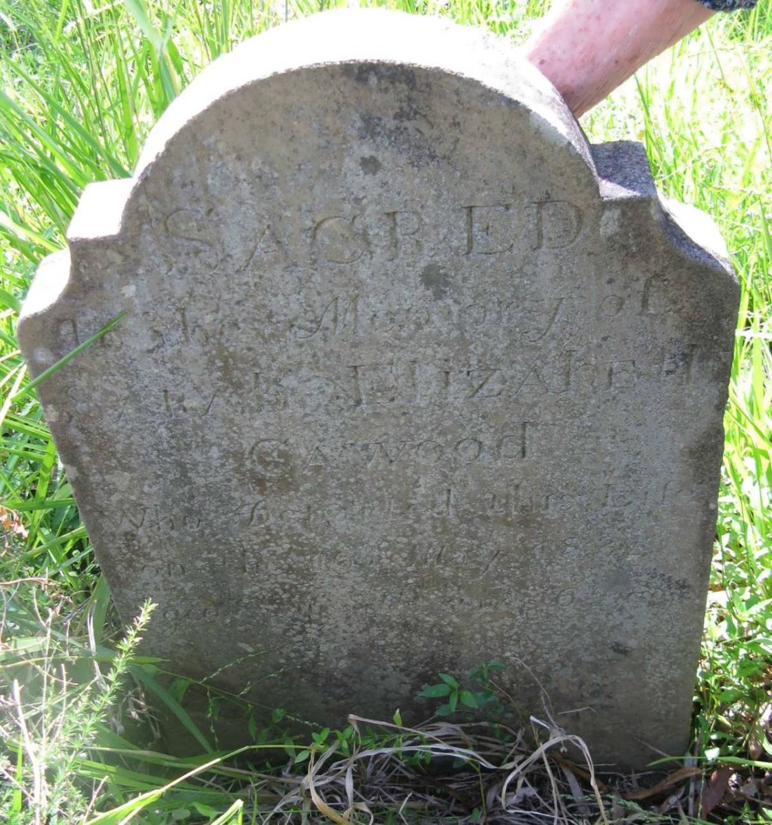 CAWOOD Sarah Elizabeth -1834