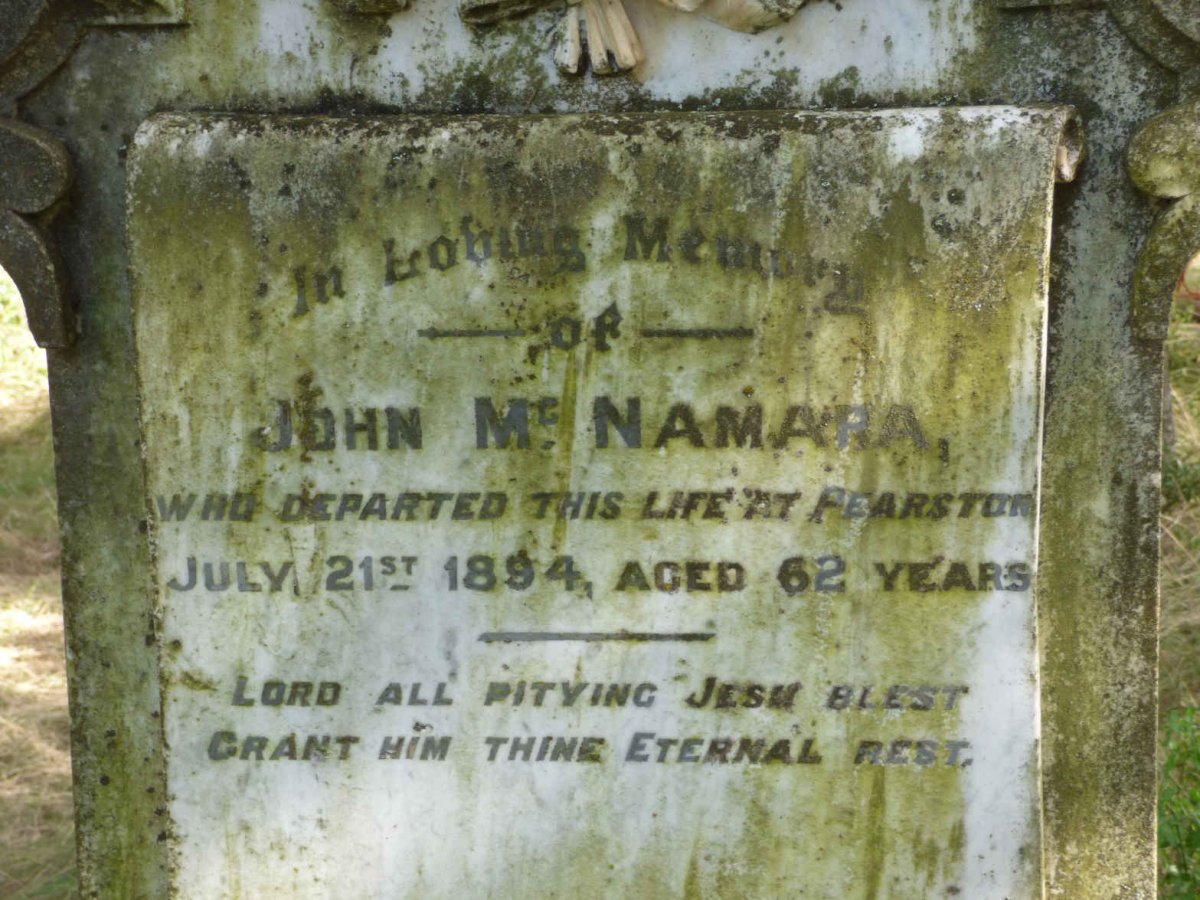 MCNAMARA John -1894