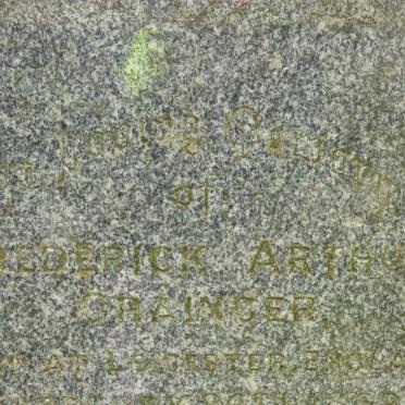 GRAINGER Frederick Arthur 1869-1916 _2