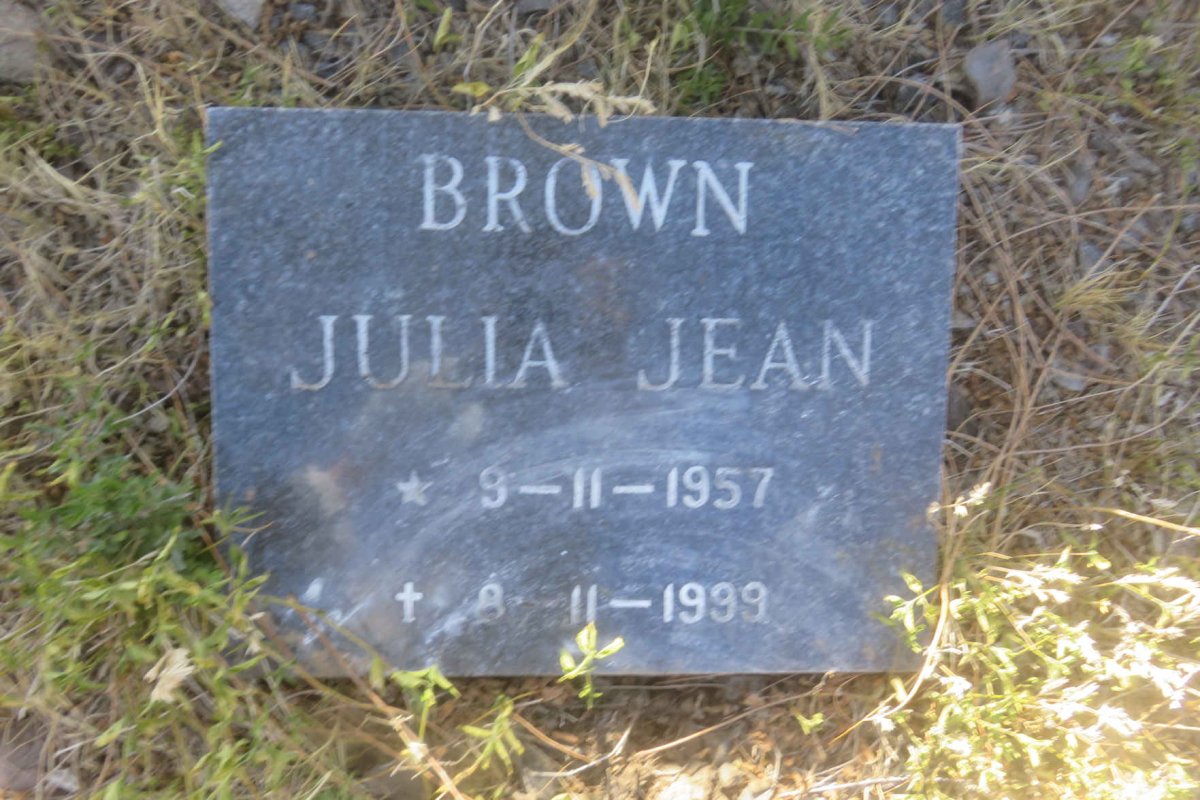 BROWN Julia Jean 1957-1999