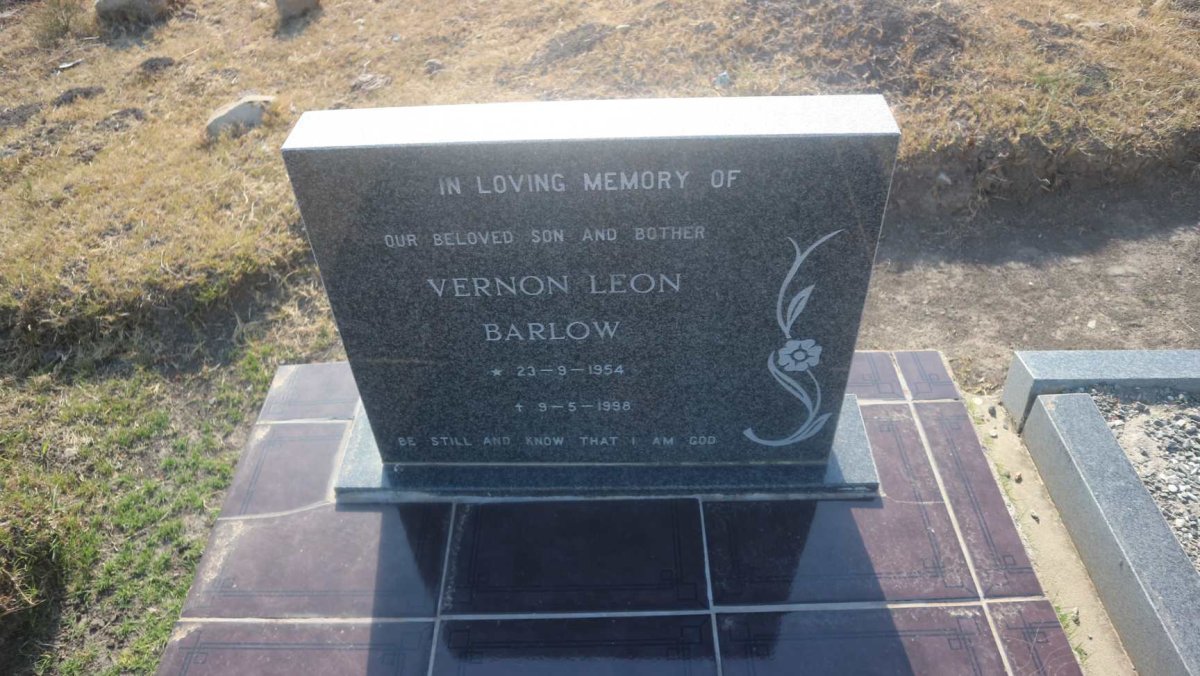 BARLOW Vernon Leon 1954-1998