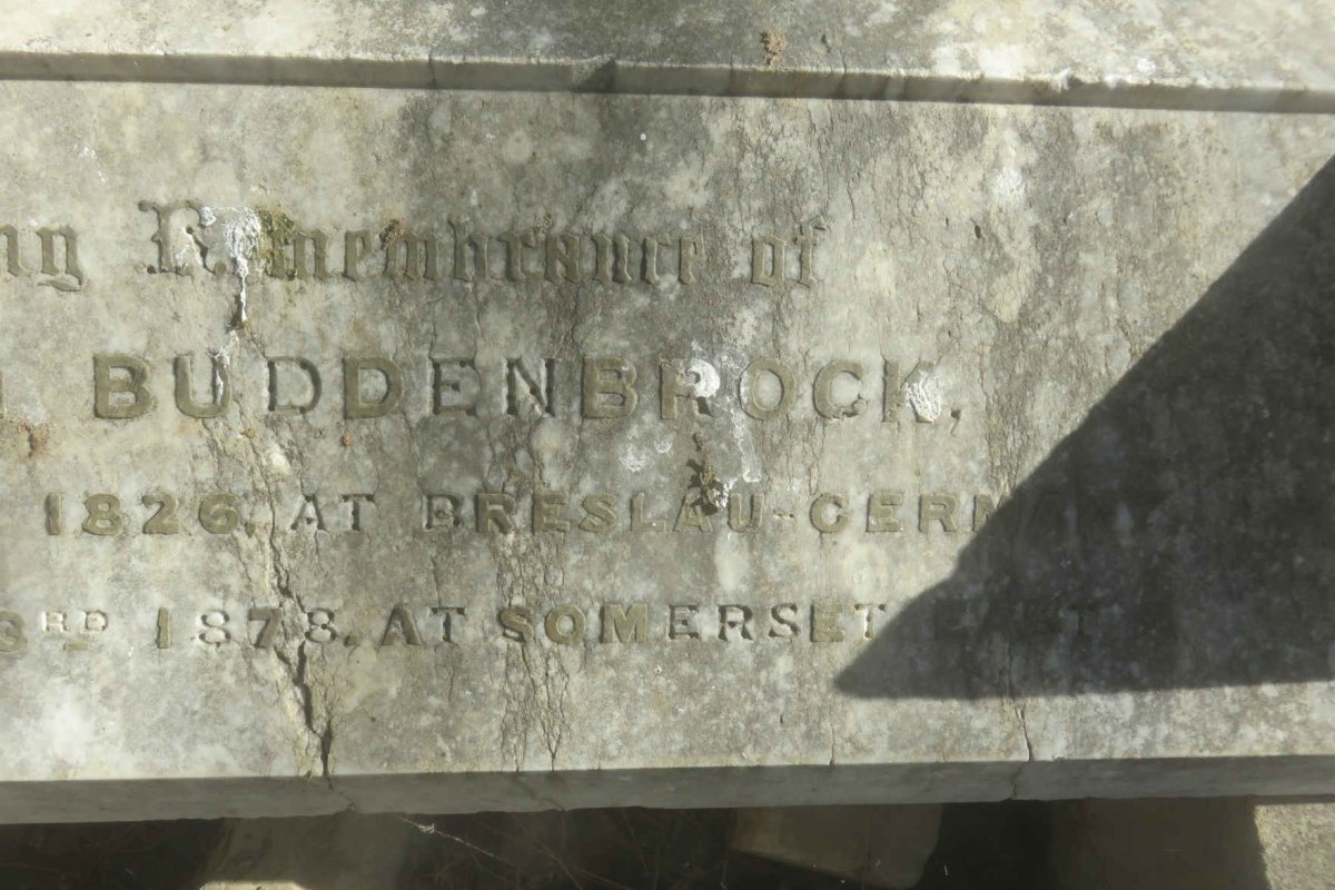 BUDDENBROCK Hugo, von 1826-1878
