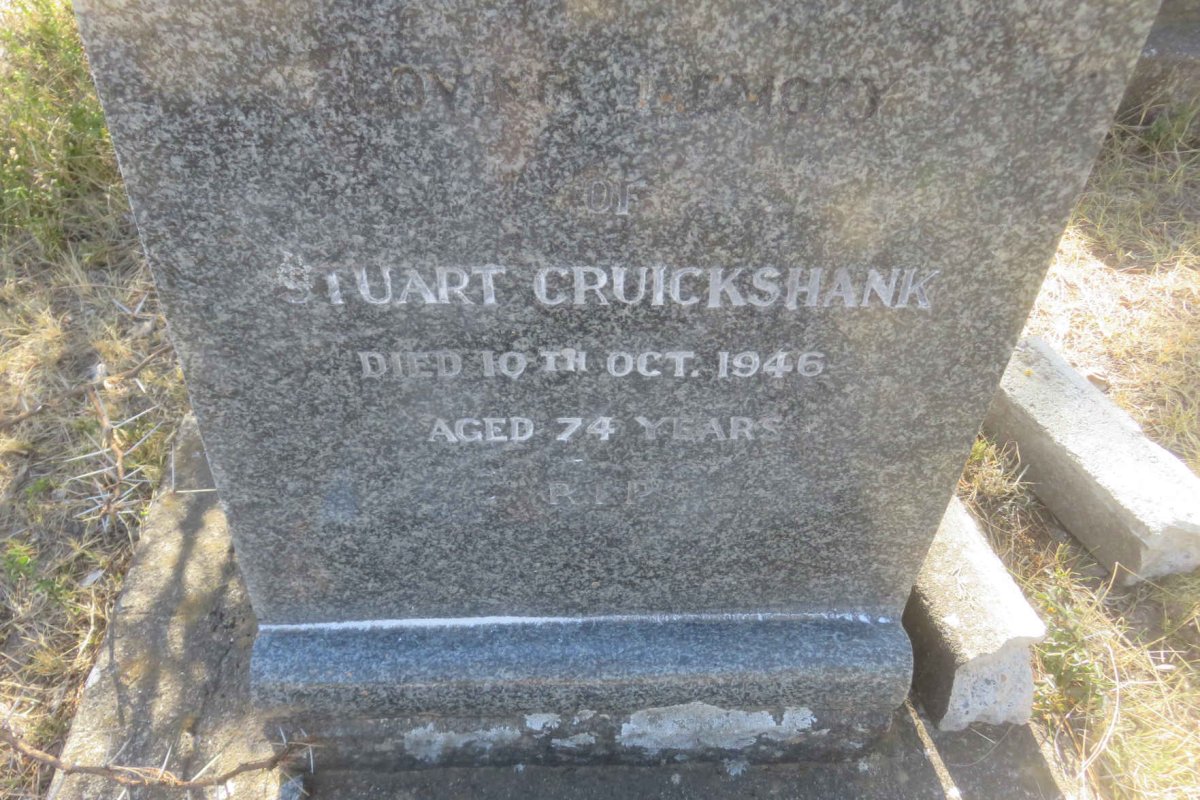 CRUICKSHANK Stuart -1946