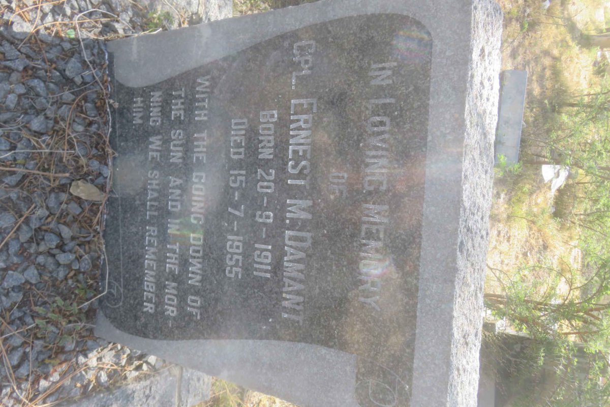 DAMANT Ernest M. 1911-1955