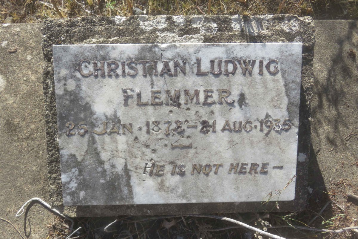 FLEMMER Christian Ludwig 1878-1935