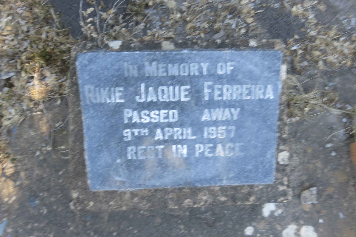 FERREIRA Rikie Jaque -1957