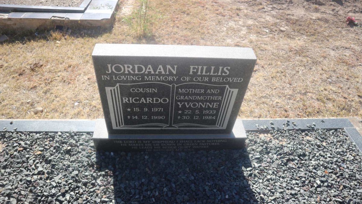 FILLIS Yvonne 1933-1984 :: JORDAAN Ricardo 1971-1990