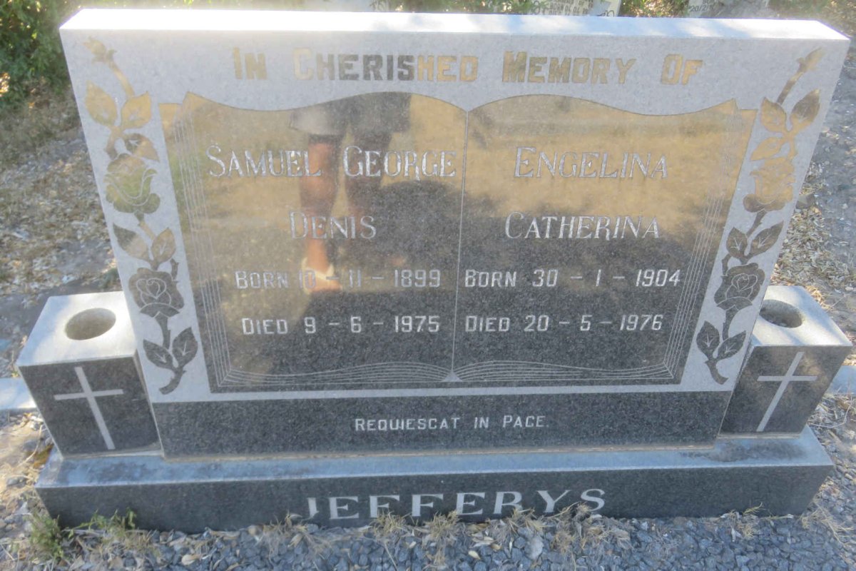 JEFFERYS Denis 1899-1975 &amp; Catherina 1904-1976