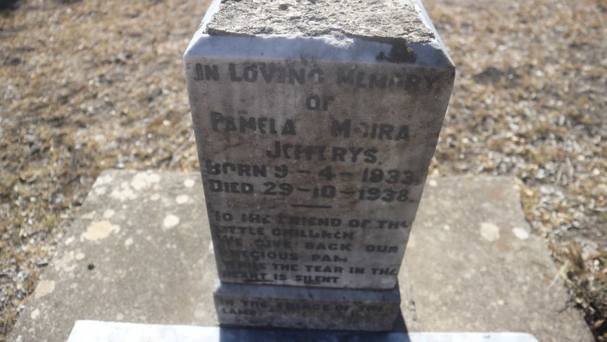 JEFFERYS Pamela Moira 1933-1938