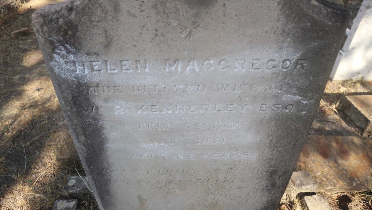 KENNERLEY Helen nee MACGREGOR -1871