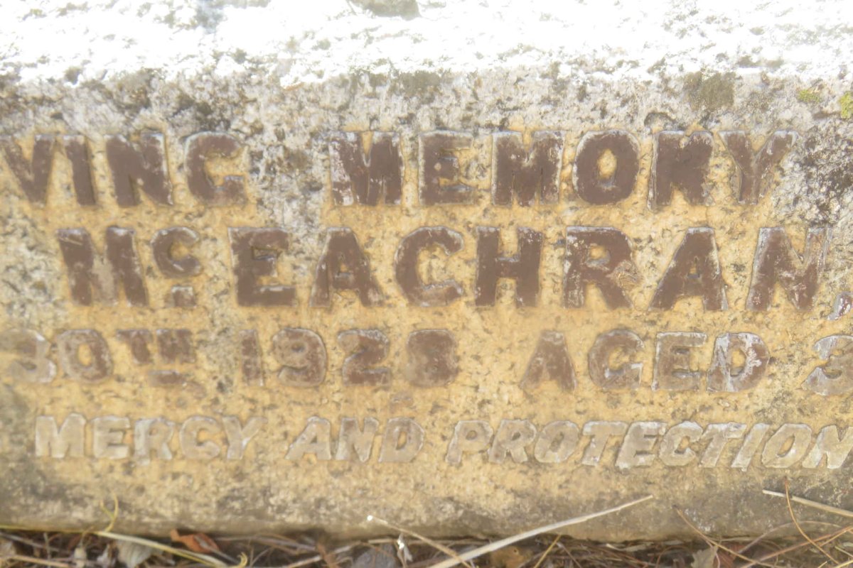McEACHRAN David  -1928