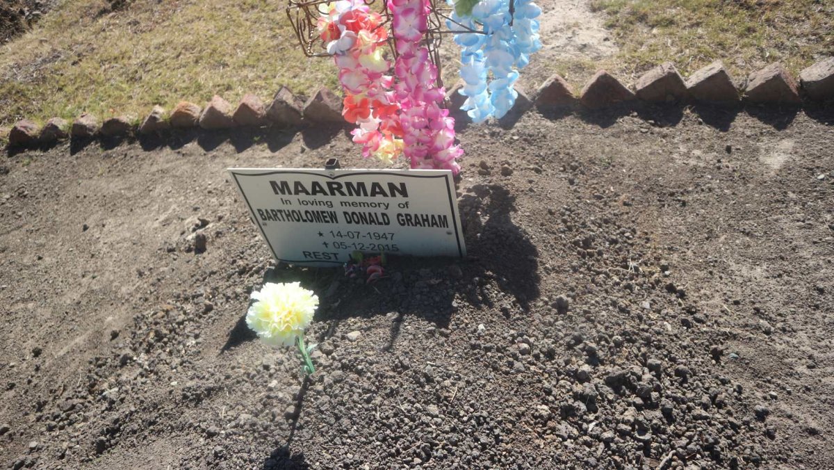 MAARMAN Bartholomew Donald Graham 1947-2015