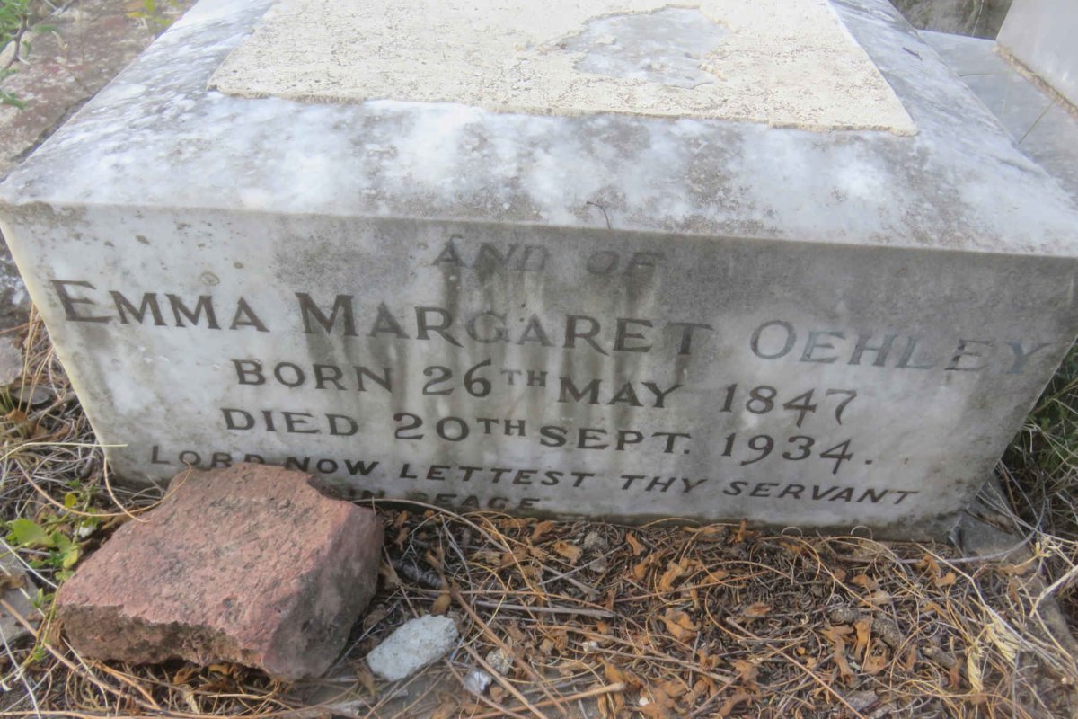 OEHLEY Emma Margaret 1847-1934