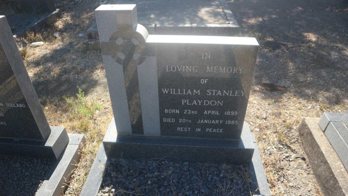 PLAYDON William Stanley 1899-1985 &amp; Margaret Mary  GERAGHTY 1909-1996