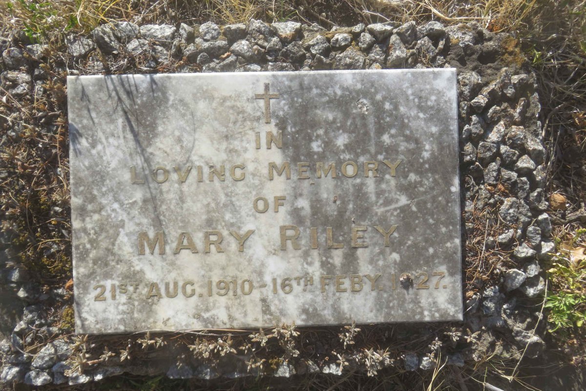 RILEY Mary 1910-1927