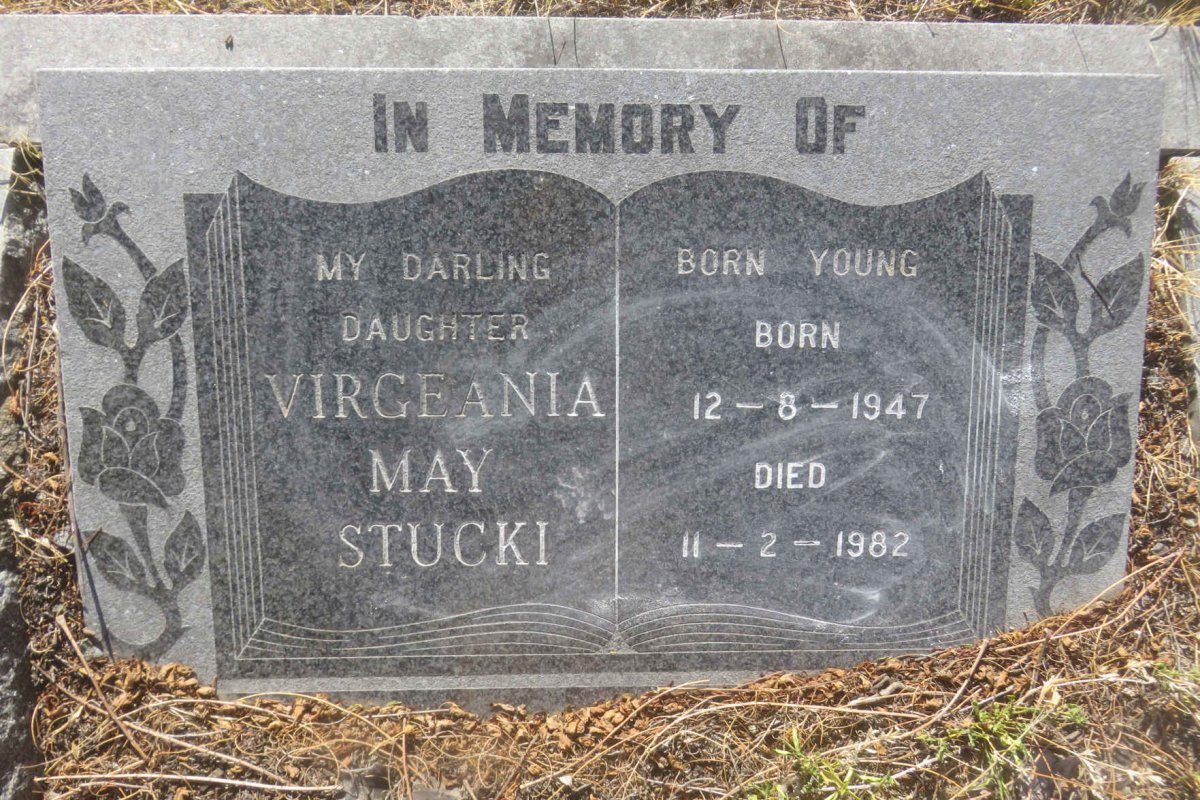 STUCKI Virgeania May 1947-1982