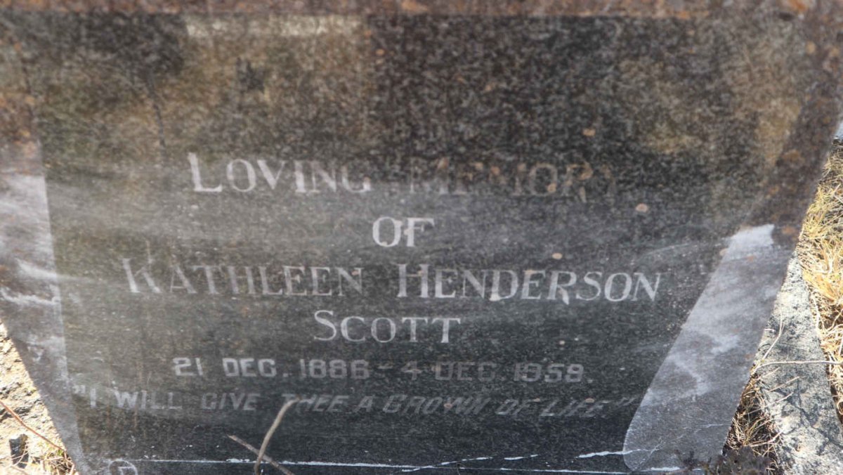 SCOTT Kathleen Henderson 1886-1959