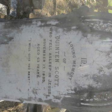 SCOTT Quinten -1885