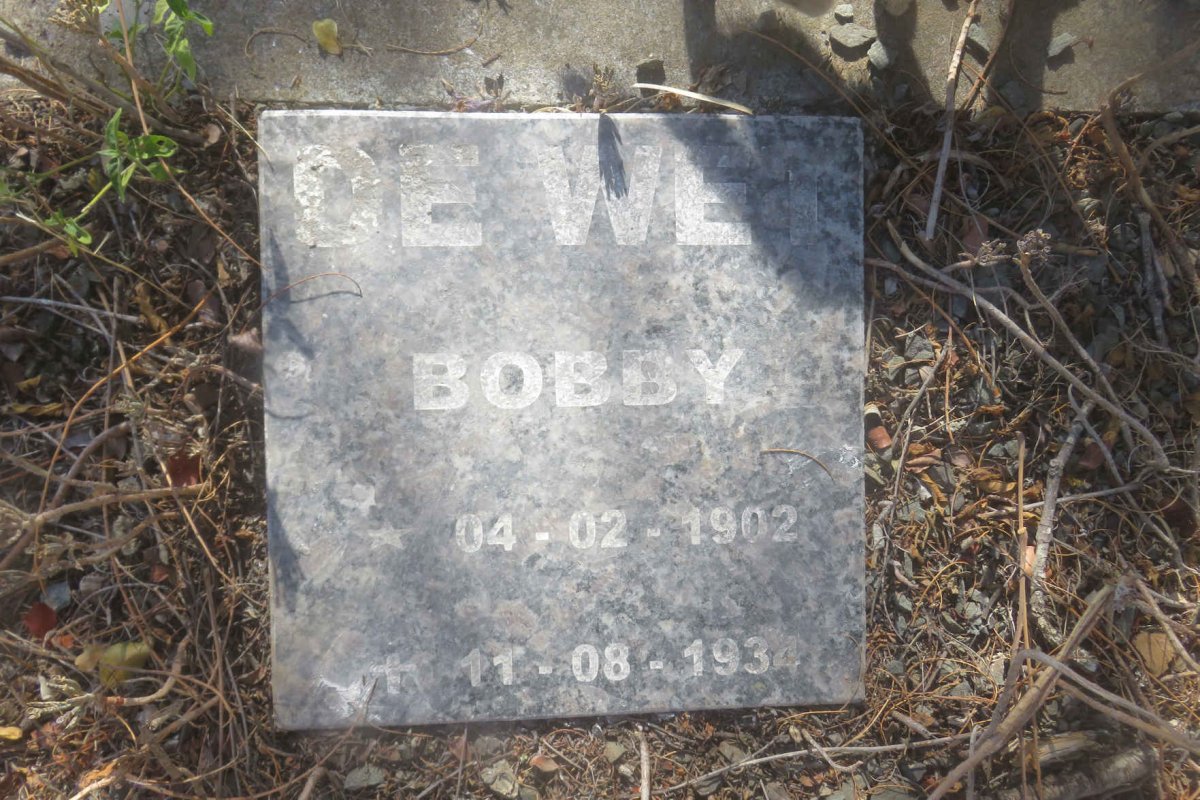 WET Bobby, de 1902-1934