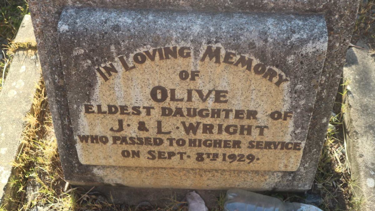 WRIGHT Olive -1929