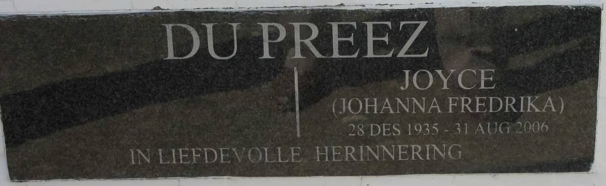 PREEZ Johanna Fredrika 1935-2006