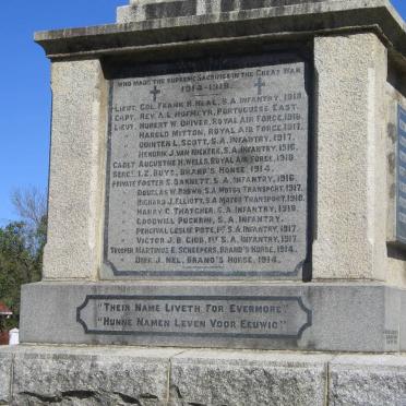 3. War Memorial, WWI 1914-1918
