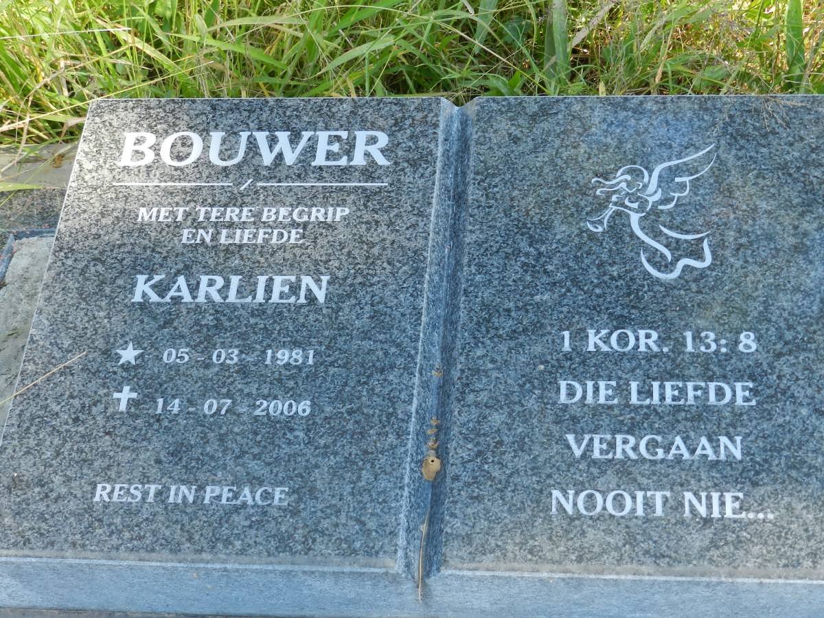 BOUWER Karlien 1981-2006
