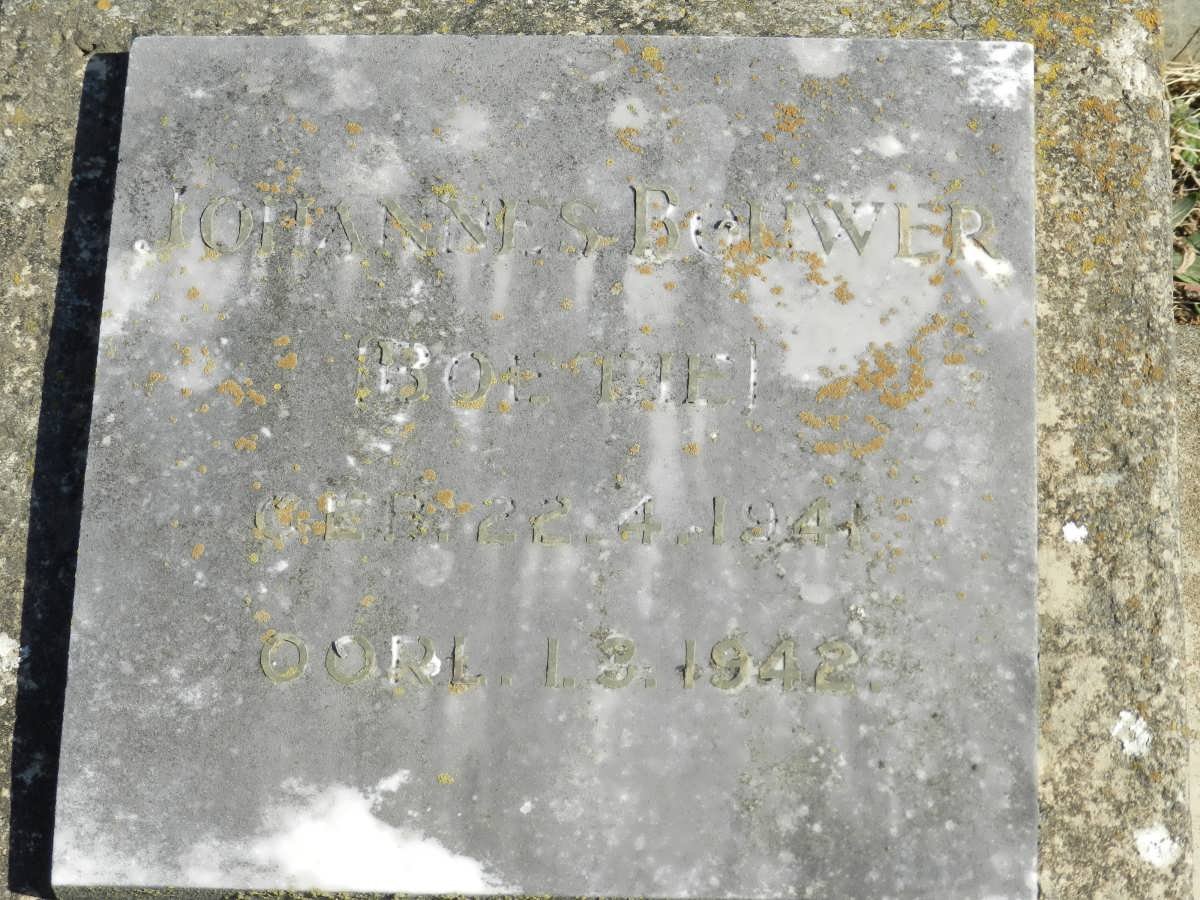 BOUWER Johannes 1941-1942